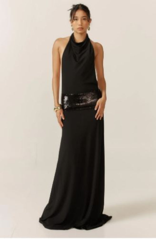 Ance Gria Adele Gown in Black
