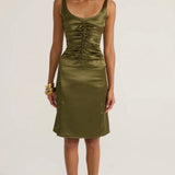 Ance Gria Atlein Set in Olive Front View
