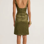 Ance Gria Atlein Set in Olive Back View