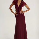 Ance Gria Clover Set in Burgandy