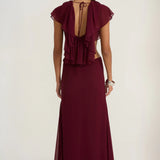 Ance Gria Clover Set in Burgandy