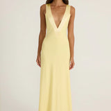 Ance Gria Rosa Gown in Lemon