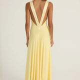 Ance Gria Rosa Gown in Lemon