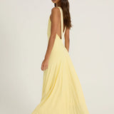 Ance Gria Rosa Gown in Lemon