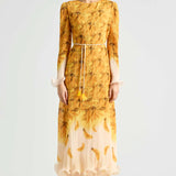 Antipodean Bathers Fluted Maxi Dress