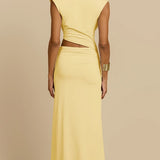 Arcina Ori Jade Dress in Lemon