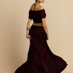 Arcina Ori Alessia Set in Plum Side View