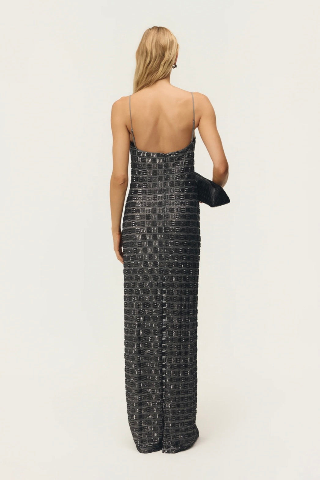 Arcina Ori Stevie Dress in Chrome Back View