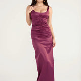 Ance Gria Atlein Gown in Plum