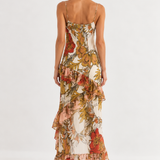 Sir Estella Ruffle Maxi Dress