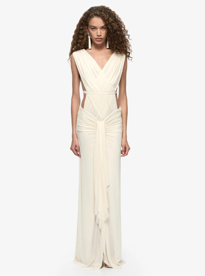 Bec and Bridge Anaya V Maxi Dress Buttercream