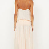 Bec and Bridge Camille Blouson Dress in Peach