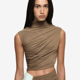 Bec and Bridge Conni Maxi Dress in Taupe and Spearmint