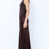 Bec and Bridge Mirabelle Cowl Neck Maxi Dress in Dark Chocolate