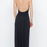 Bec and Bridge Tilly Draped Maxi Dress in Black