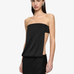 Bec and Bridge Renee Strapless Maxi Dress Front View Close Up