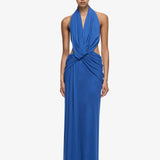 Bec and Bridge Charlize Halter Maxi in Cobalt