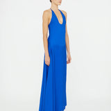 Christopher Esber Floating Split Dress in Yves-Blue