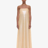 Christopher Esber Opaline Sequin Strapless Gown