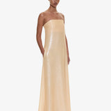 Christopher Esber Opaline Sequin Strapless Gown