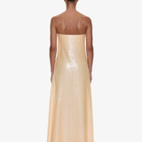 Christopher Esber Opaline Sequin Strapless Gown