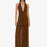 Christopher Esber Orion Gown in Russet