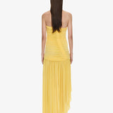 Christopher Esber Arced Orion Strapless Gown in Soleil