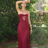 Deconduarte Venus Dress in Wine