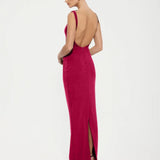 Effie Kats Verona Gown in Raspberry