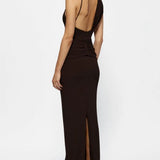 Effie Kats Greer Gown in Coffee