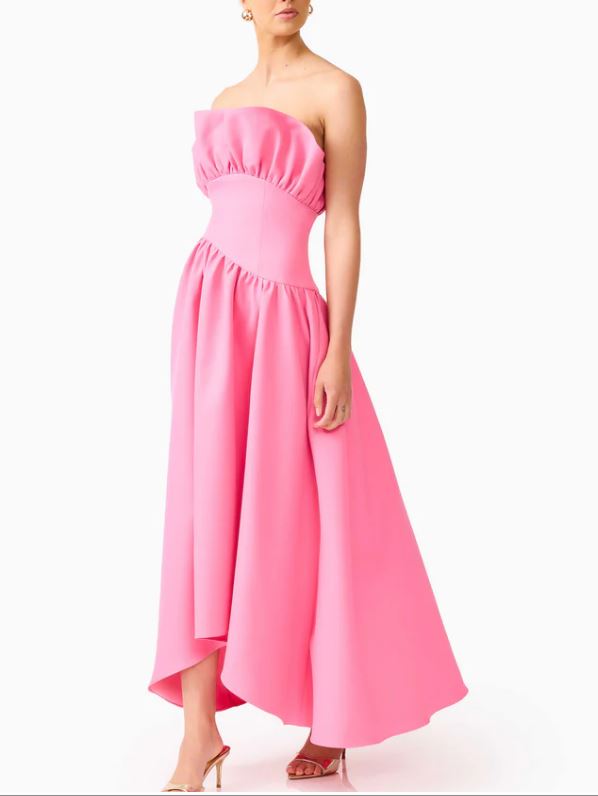 Elliatt Laurel Sleeveless Maxi Dress in Pink - Hire Online | That Dress ...