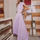 Elliatt Marissa One Shoulder Gown in Purple