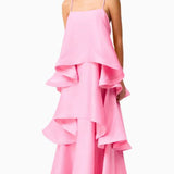 Elliatt Tilly Tiered Maxi Gown in Pink