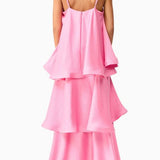 Elliatt Tilly Tiered Maxi Gown in Pink