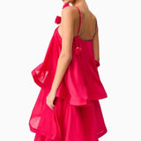 Elliatt Thalia Tieried Gown in Pink