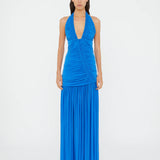 Christopher Esber Orion Gown in Lapis