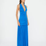 Christopher Esber Orion Gown in Lapis