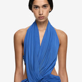 Bec and Bridge Charlize Halter Maxi in Cobalt