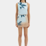 Sir Serene Mini Dress in Blue Floral