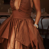 Manning Cartell Provence Halter Dress in Cognac