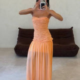 Jefre Sei Renata Dress in Apricot