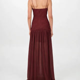 Jefre Sei Renata Dress in Wine