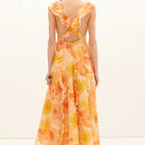 Kate Ford Cosmos Frill Gown
