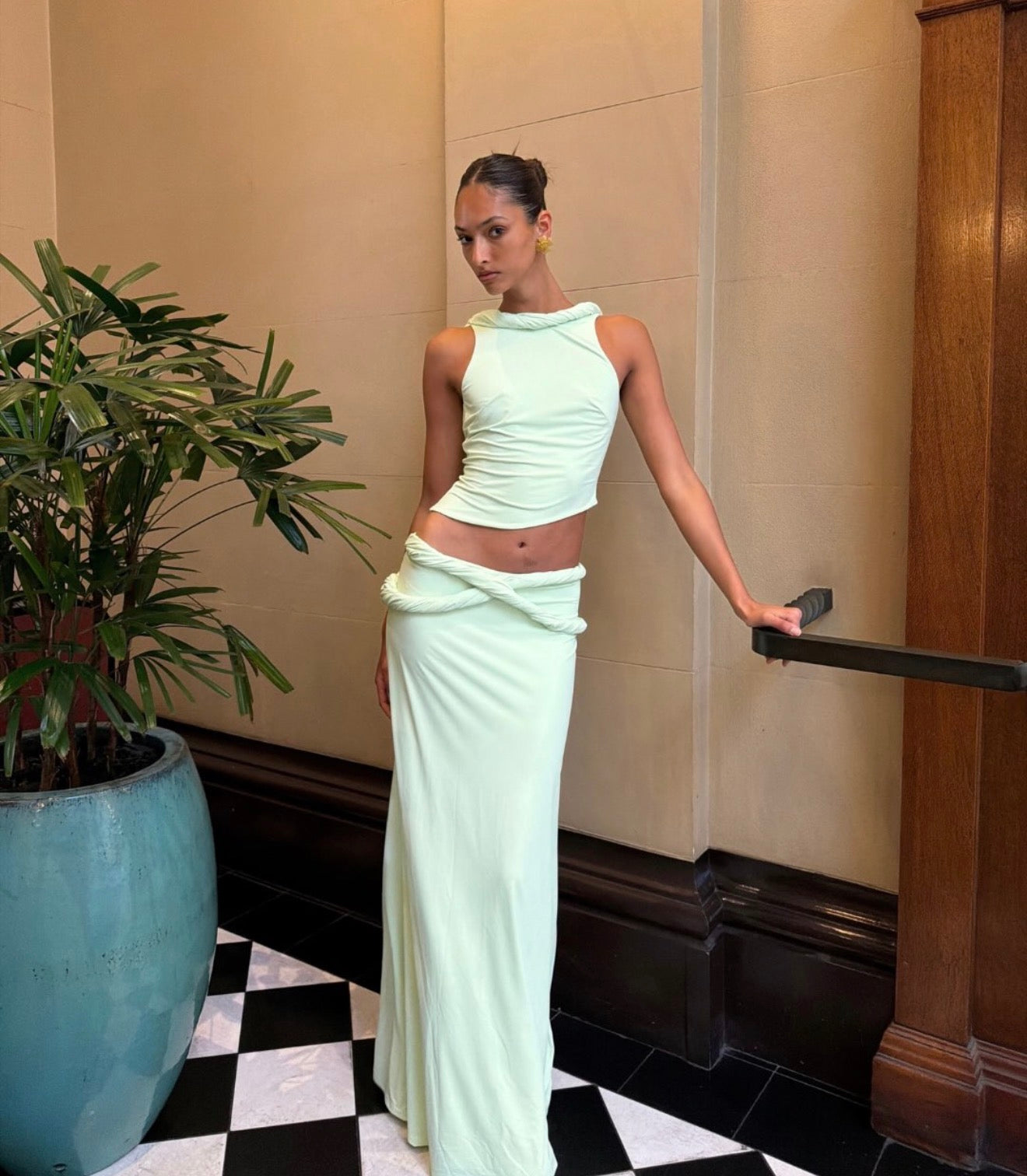 Koster Kulture Athena Set in Lime Front View