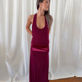 La Marie Serena Dress in Ruby