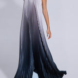 Lidee Black Tie Gown in Smoke Ombre