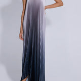 Lidee Black Tie Gown in Smoke Ombre