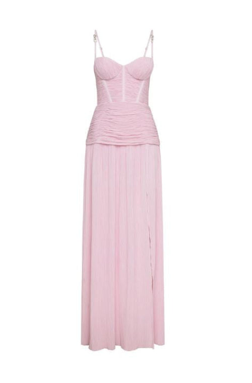 Manning Cartell Double Time Pleat Dress in Hydrangea Unmodelled