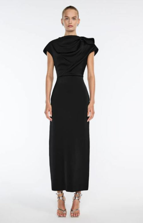 Manning Cartell Grand Illusion Maxi Gown in Black Front View