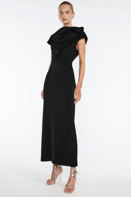 Manning Cartell Grand Illusion Maxi Gown in Black Front View